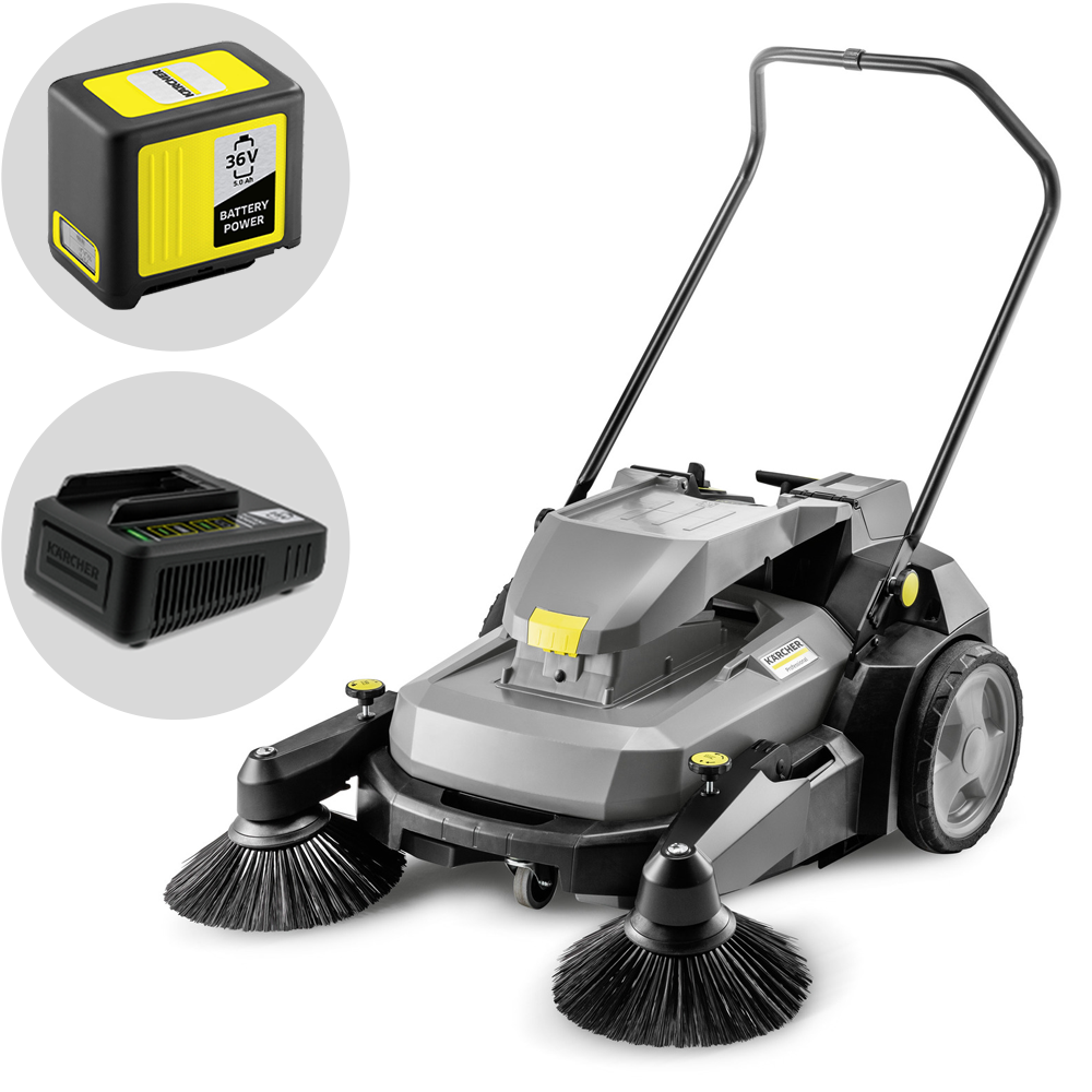 karcher km 70/25 c bp 2sb balayeuse à batterie avec bac de ramassage 36v 5ah karcher km 70/25 c bp 2sb balayeuse à batterie avec bac de ramassage 36v 5ah