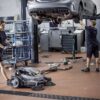 karcher km 70/30 c bp 2sb balayeuse à batterie avec bac de ramassage 36 v 6 ah