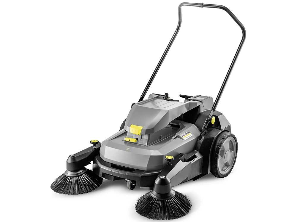 karcher km 70/30 c bp 2sb balayeuse à batterie avec bac de ramassage 36 v 6 ah