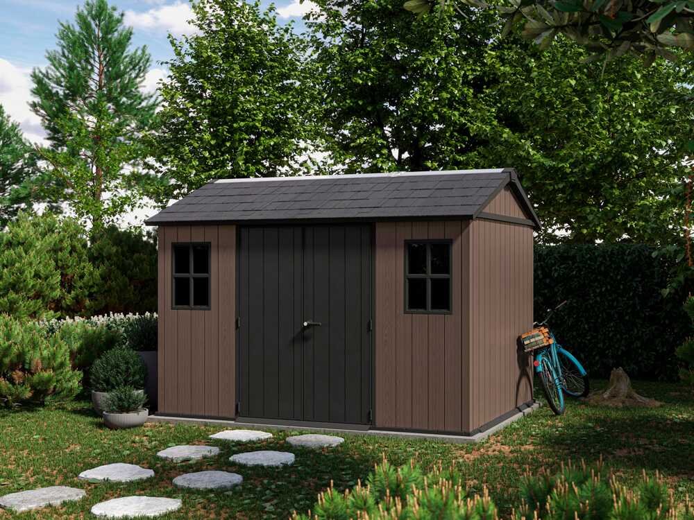 keter newton plus 7511/1175 abri de jardin avec porte à double battant et fenêtres 230 x 350 x 246 cm keter newton plus 7511/1175 abri de jardin avec porte à double battant et fenêtres 230 x 350 x 246 cm