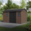 keter newton plus 7513/1375 abri de jardin avec double porte et fenêtres 230 x 413 x 246 cm - Machines territoires keter newton plus 7513/1375 abri de jardin avec double porte et fenêtres 230 x 413 x 246 cm