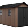 keter newton plus 7513/1375 abri de jardin avec double porte et fenêtres 230 x 413 x 246 cm - Machines territoires keter newton plus 7513/1375 abri de jardin avec double porte et fenêtres 230 x 413 x 246 cm