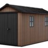 keter newton plus 7513/1375 abri de jardin avec double porte et fenêtres 230 x 413 x 246 cm - Machines territoires keter newton plus 7513/1375 abri de jardin avec double porte et fenêtres 230 x 413 x 246 cm