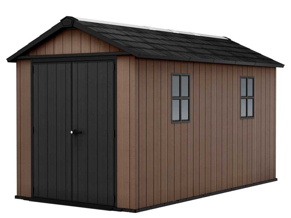 keter newton plus 7513/1375 abri de jardin avec double porte et fenêtres 230 x 413 x 246 cm - Machines territoires keter newton plus 7513/1375 abri de jardin avec double porte et fenêtres 230 x 413 x 246 cm