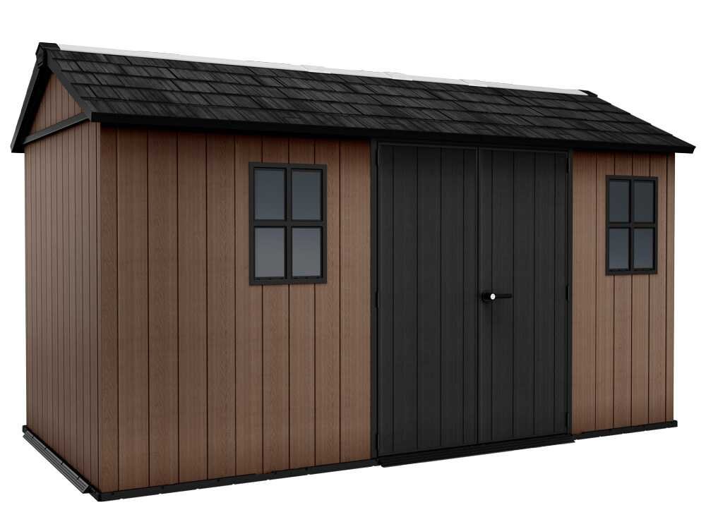 keter newton plus 7513/1375 abri de jardin avec double porte et fenêtres 230 x 413 x 246 cm - Machines territoires keter newton plus 7513/1375 abri de jardin avec double porte et fenêtres 230 x 413 x 246 cm