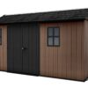 keter newton plus 7513/1375 abri de jardin avec double porte et fenêtres 230 x 413 x 246 cm - Machines territoires keter newton plus 7513/1375 abri de jardin avec double porte et fenêtres 230 x 413 x 246 cm