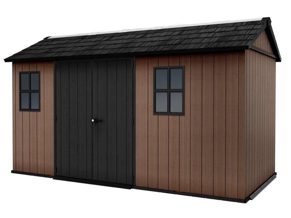 keter newton plus 7513/1375 abri de jardin avec double porte et fenêtres 230 x 413 x 246 cm - Machines territoires keter newton plus 7513/1375 abri de jardin avec double porte et fenêtres 230 x 413 x 246 cm