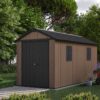 keter newton plus 7513/1375 abri de jardin avec double porte et fenêtres 230 x 413 x 246 cm - Machines territoires keter newton plus 7513/1375 abri de jardin avec double porte et fenêtres 230 x 413 x 246 cm