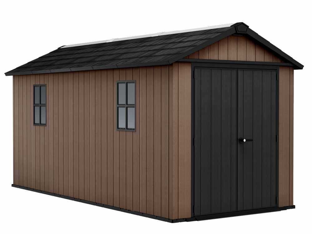 keter newton plus 7515/1575 abri de jardin avec porte à double battant et fenêtres 230 x 476 x 246 cm - Machines territoires keter newton plus 7515/1575 abri de jardin avec porte à double battant et fenêtres 230 x 476 x 246 cm