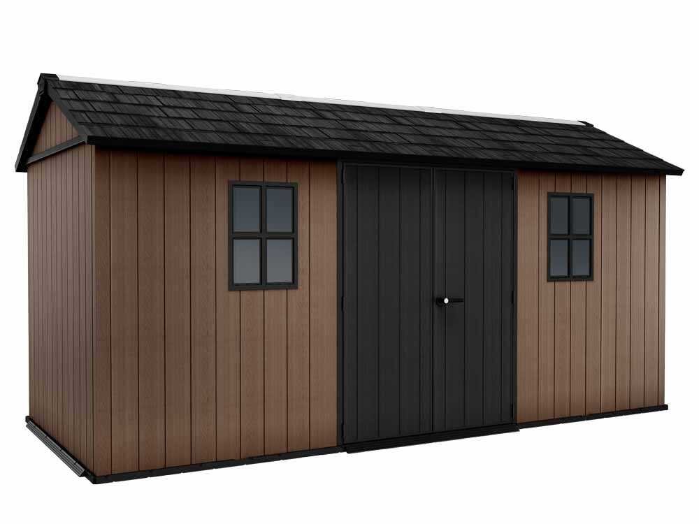 keter newton plus 7515/1575 abri de jardin avec porte à double battant et fenêtres 230 x 476 x 246 cm - Machines territoires keter newton plus 7515/1575 abri de jardin avec porte à double battant et fenêtres 230 x 476 x 246 cm