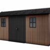 keter newton plus 7515/1575 abri de jardin avec porte à double battant et fenêtres 230 x 476 x 246 cm - Machines territoires keter newton plus 7515/1575 abri de jardin avec porte à double battant et fenêtres 230 x 476 x 246 cm
