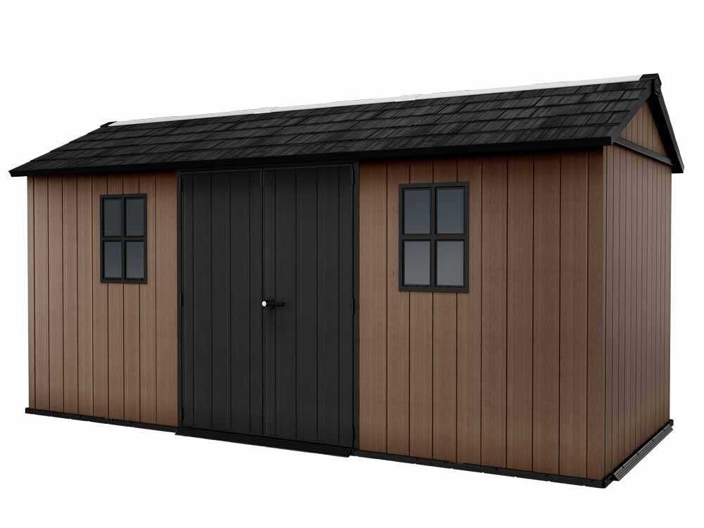 keter newton plus 7515/1575 abri de jardin avec porte à double battant et fenêtres 230 x 476 x 246 cm - Machines territoires keter newton plus 7515/1575 abri de jardin avec porte à double battant et fenêtres 230 x 476 x 246 cm
