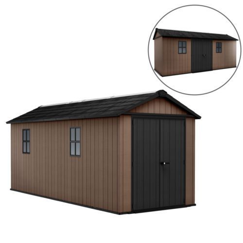 keter newton plus 7517/1775 abri de jardin avec porte à double battant et fenêtres 230 x 539 x 246 cm keter newton plus 7517/1775 abri de jardin avec porte à double battant et fenêtres 230 x 539 x 246 cm