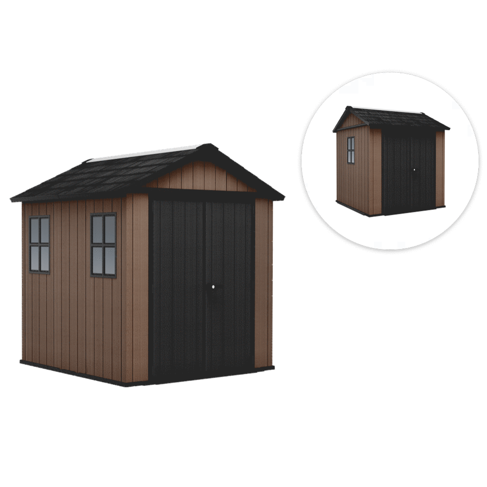 keter newton plus 757/775 abri de jardin avec fenêtres 230 x 223 keter newton plus 757/775 abri de jardin avec fenêtres 230 x 223