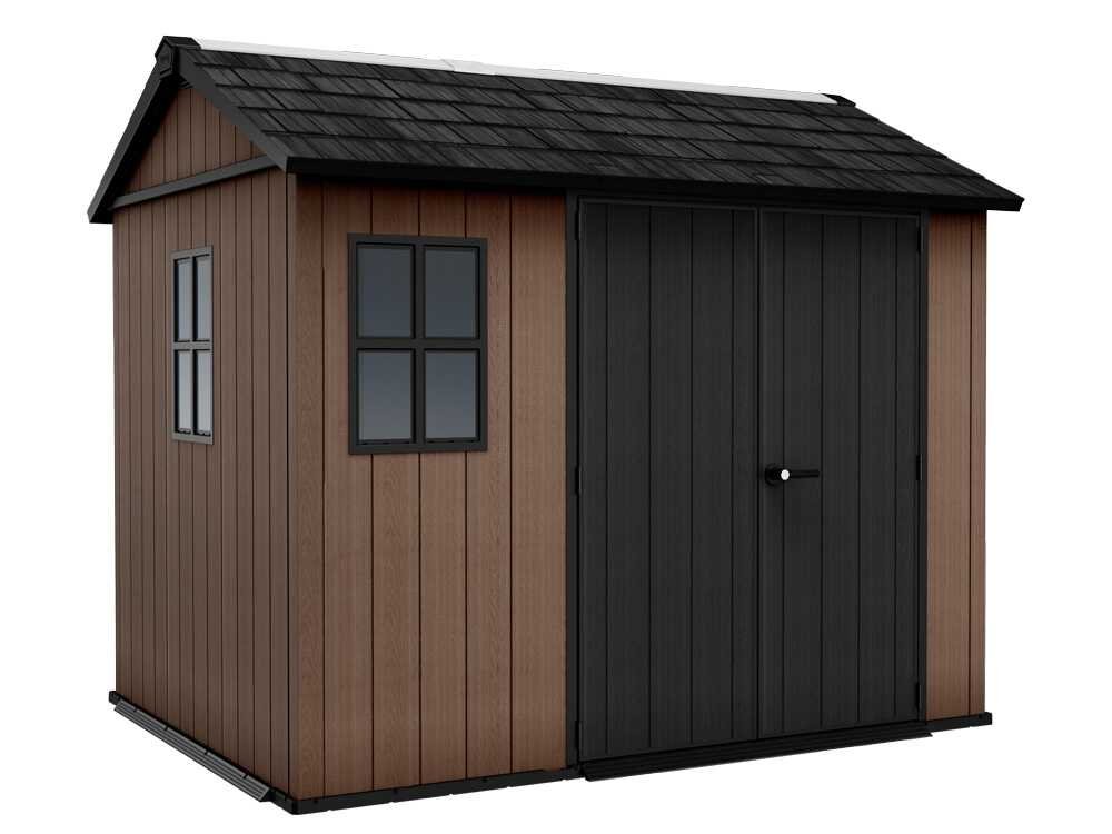 keter newton plus 759/975 abri de jardin avec porte à double battant et fenêtres 230 x 287 x 246 cm keter newton plus 759/975 abri de jardin avec porte à double battant et fenêtres 230 x 287 x 246 cm