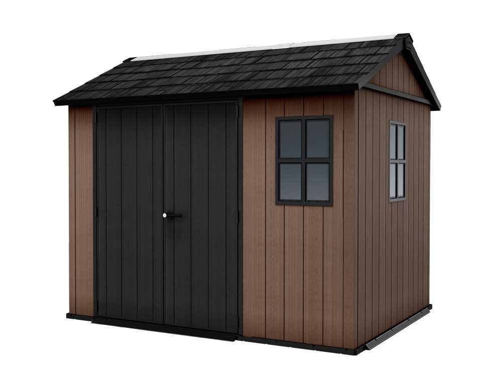 keter newton plus 759/975 abri de jardin avec porte à double battant et fenêtres 230 x 287 x 246 cm - Machines territoires keter newton plus 759/975 abri de jardin avec porte à double battant et fenêtres 230 x 287 x 246 cm