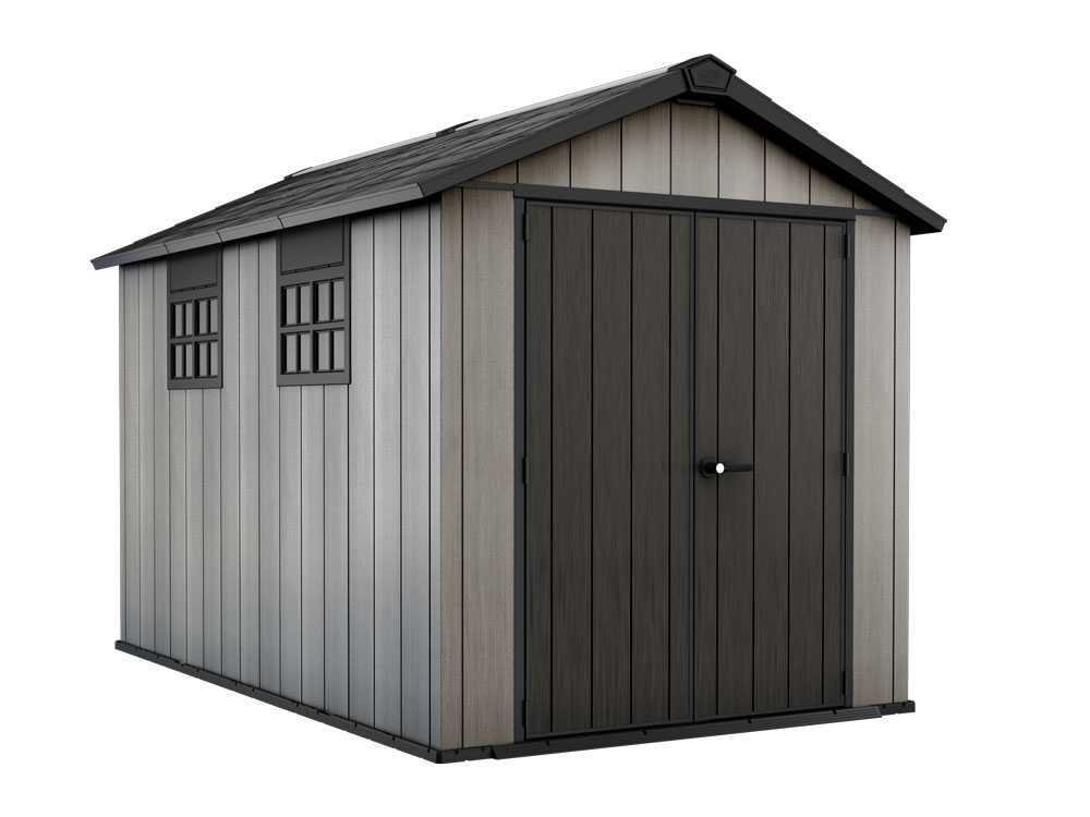 keter oakland 7511 abri de jardin avec porte à double battant et fenêtres 230x350x242 cm - Machines territoires keter oakland 7511 abri de jardin avec porte à double battant et fenêtres 230x350x242 cm