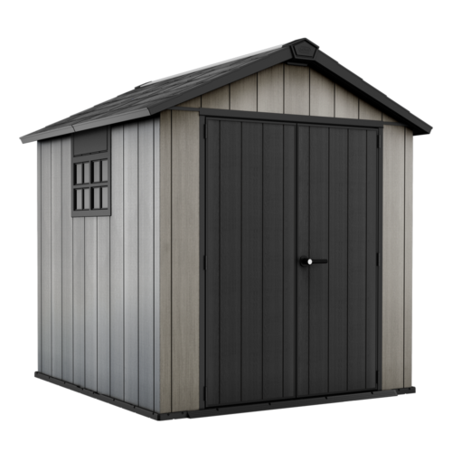 keter oakland 757 abri de jardin avec porte à double battant et fenêtre 229x223.5x242 cm keter oakland 757 abri de jardin avec porte à double battant et fenêtre 229x223.5x242 cm