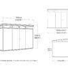 keter signature venetian 11x7 abri de jardin avec porte à double battant 340x218x226 cm