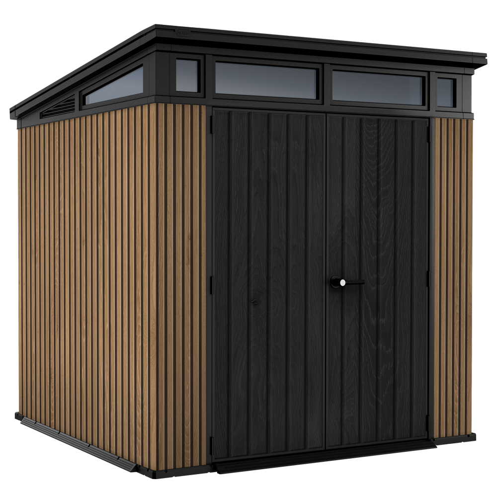 keter signature venetian 7x7 abri de jardin avec porte à double battant 214x218x226 cm keter signature venetian 7x7 abri de jardin avec porte à double battant 214x218x226 cm