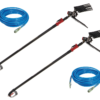 kit hobby 2 opérateurs motocompresseur lisam lm 500/10 + 2 peignes vibreurs mg magnesium + 2 perches at02
