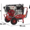 kit hobby 2 opérateurs motocompresseur lisam lm 500/10 + 2 peignes vibreurs mg magnesium + 2 perches at02