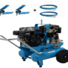 kit motocompresseur campagnola mc 658 7cv + 2 peignes vibreurs pneumatiques tuono evo