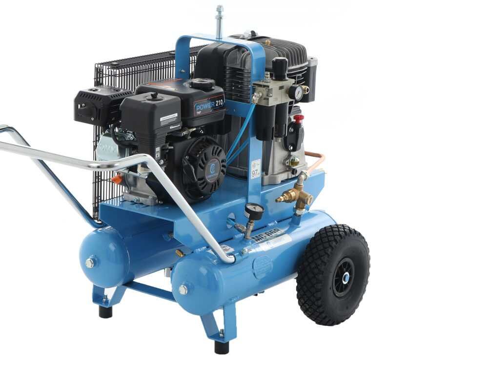 kit motocompresseur campagnola mc 658 7cv + 2 peignes vibreurs pneumatiques tuono evo