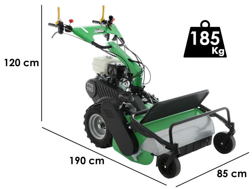 lampacrescia mgm ttr783 tondeuse débroussailleuse à couteaux honda gx270