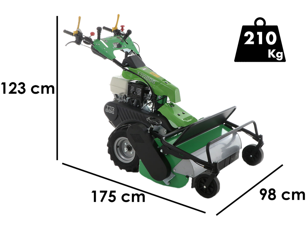 lampacrescia mgm ttr886 tondeuse débroussailleuse à couteaux honda gx390 pentes fortes lampacrescia mgm ttr886 tondeuse débroussailleuse à couteaux honda gx390 pentes fortes