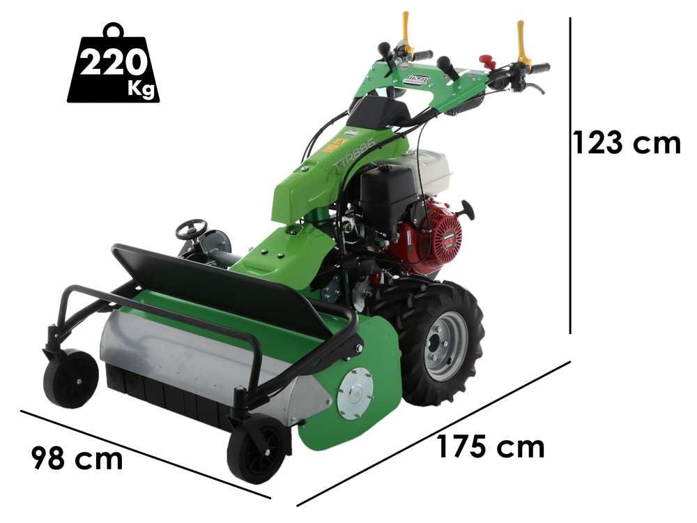 lampacrescia mgm ttr886 tondeuse débroussailleuse à couteaux roues jumelées honda gx390 pentes fortes lampacrescia mgm ttr886 tondeuse débroussailleuse à couteaux roues jumelées honda gx390 pentes fortes