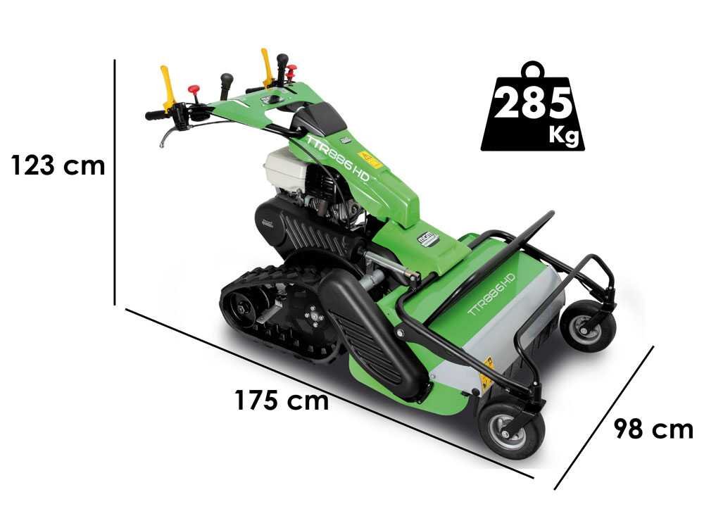 lampacrescia mgm ttr886hd tondeuse débroussailleuse à couteaux sur chenilles honda gx390 pentes fortes lampacrescia mgm ttr886hd tondeuse débroussailleuse à couteaux sur chenilles honda gx390 pentes fortes