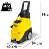 lavor rio r 1108 nettoyeur haute pression à eau chaude lavorwash 145 bar 450 l/h