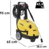 lavor tucson 1713 gl nettoyeur haute pression à froid professionnel triphasé 190 bars débit 780 l/h
