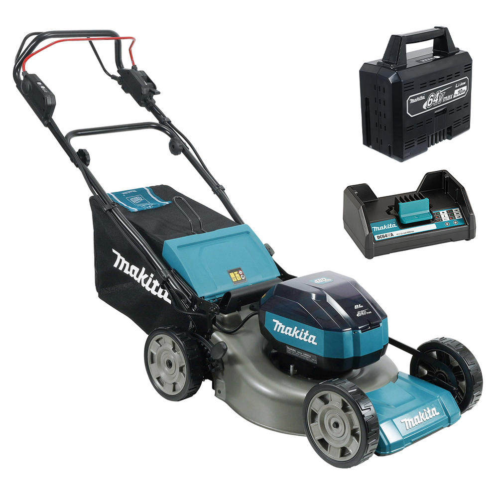 makita lm004jb101 tondeuse à batterie coupe de 53 cm bac de 70 l 64v 10ah makita lm004jb101 tondeuse à batterie coupe de 53 cm bac de 70 l 64v 10ah