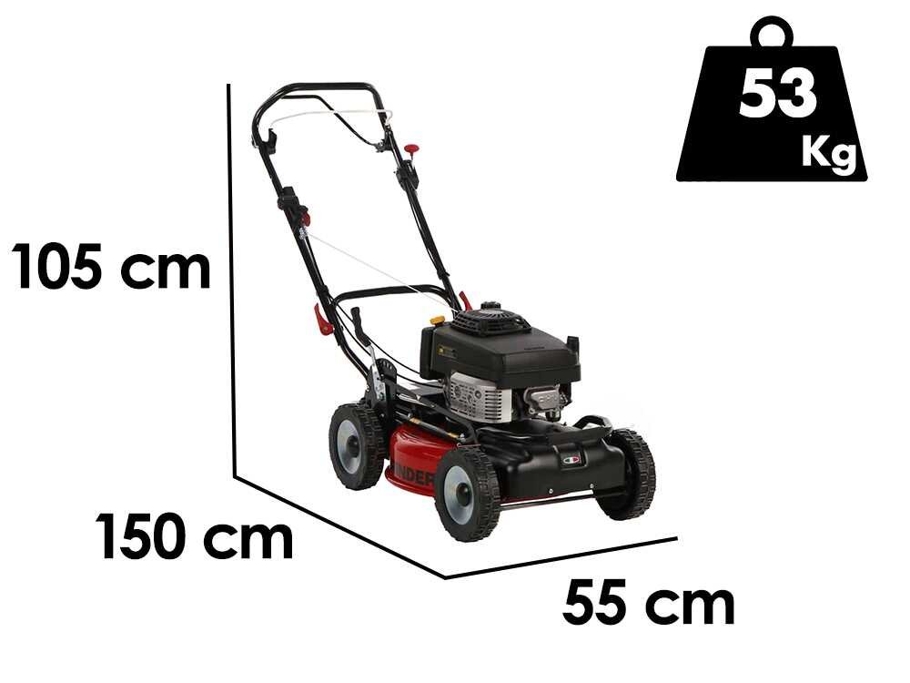 marina systems grinder 4x4 skw tondeuse à gazon thermique tractée moteur kawasaki fj180v coupe de 52 cm - Machines territoires marina systems grinder 4x4 skw tondeuse à gazon thermique tractée moteur kawasaki fj180v coupe de 52 cm