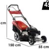 marina systems mx 55 3v tondeuse à gazon thermique tractée moteur honda gcvx 200 acier inox - Machines territoires marina systems mx 55 3v tondeuse à gazon thermique tractée moteur honda gcvx 200 acier inox
