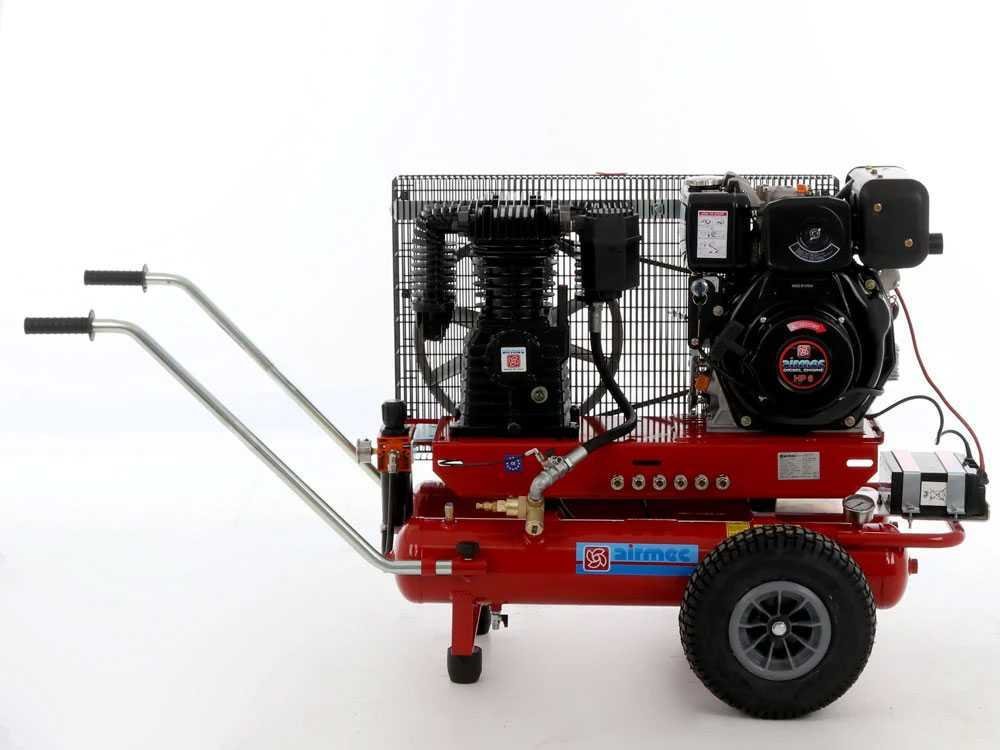 motocompresseur airmec ttd 3460/650 moteur diesel de 6 hp 650 l/min - Machines territoires motocompresseur airmec ttd 3460/650 moteur diesel de 6 hp 650 l/min