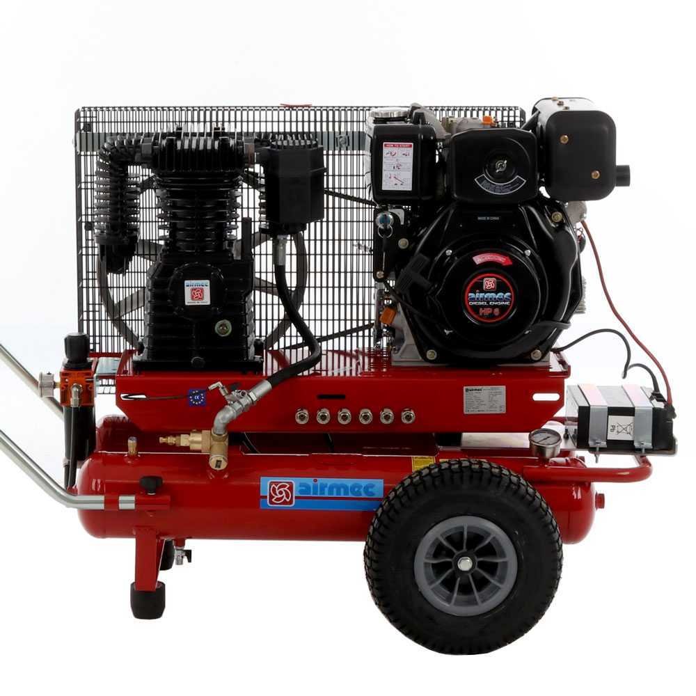 motocompresseur airmec ttd 3460/650 moteur diesel de 6 hp 650 l/min motocompresseur airmec ttd 3460/650 moteur diesel de 6 hp 650 l/min