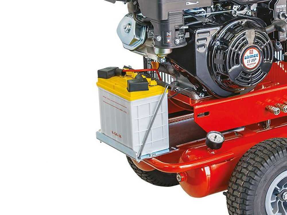 motocompresseur airmec tts 34110/900 moteur à essence loncin 11 hp compresseur - Machines territoires motocompresseur airmec tts 34110/900 moteur à essence loncin 11 hp compresseur