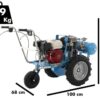 motocompresseur automoteur campagnola mc 550 moteur honda gx200