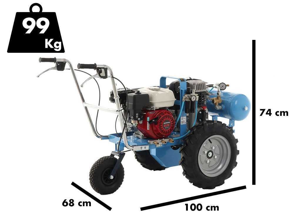 motocompresseur automoteur campagnola mc 550 moteur honda gx200