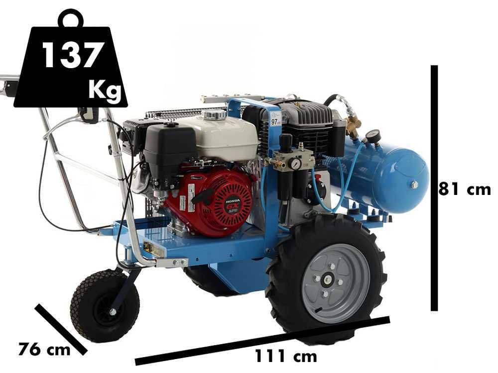 motocompresseur autotracté campagnola mc 950 moteur honda gx270 motocompresseur autotracté campagnola mc 950 moteur honda gx270