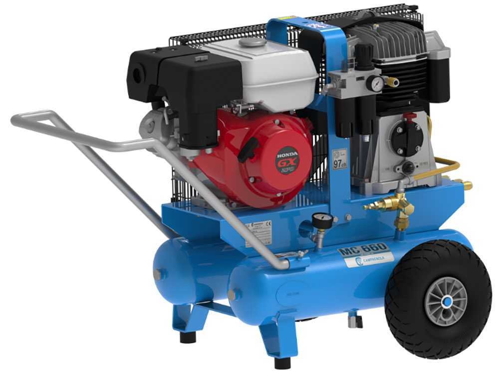 motocompresseur thermique campagnola mc 660 moteur à essence honda gx270