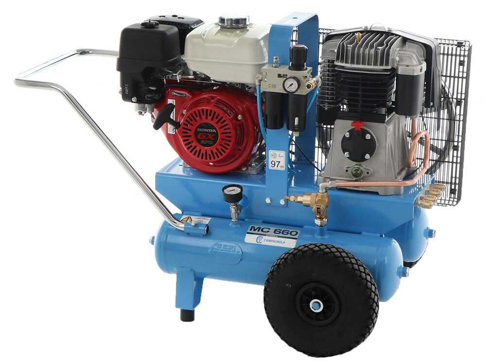 motocompresseur thermique campagnola mc 660 moteur à essence honda gx270 + 2 peignes vibreurs - Machines territoires motocompresseur thermique campagnola mc 660 moteur à essence honda gx270 + 2 peignes vibreurs