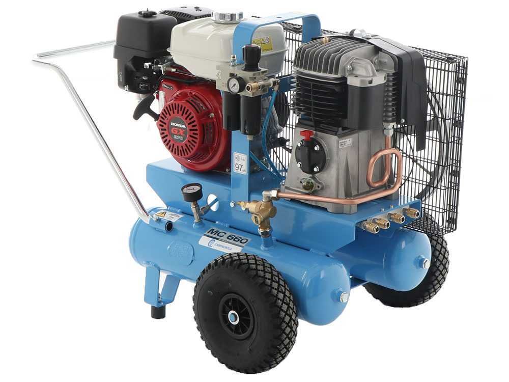 motocompresseur thermique campagnola mc 660 moteur à essence honda gx270