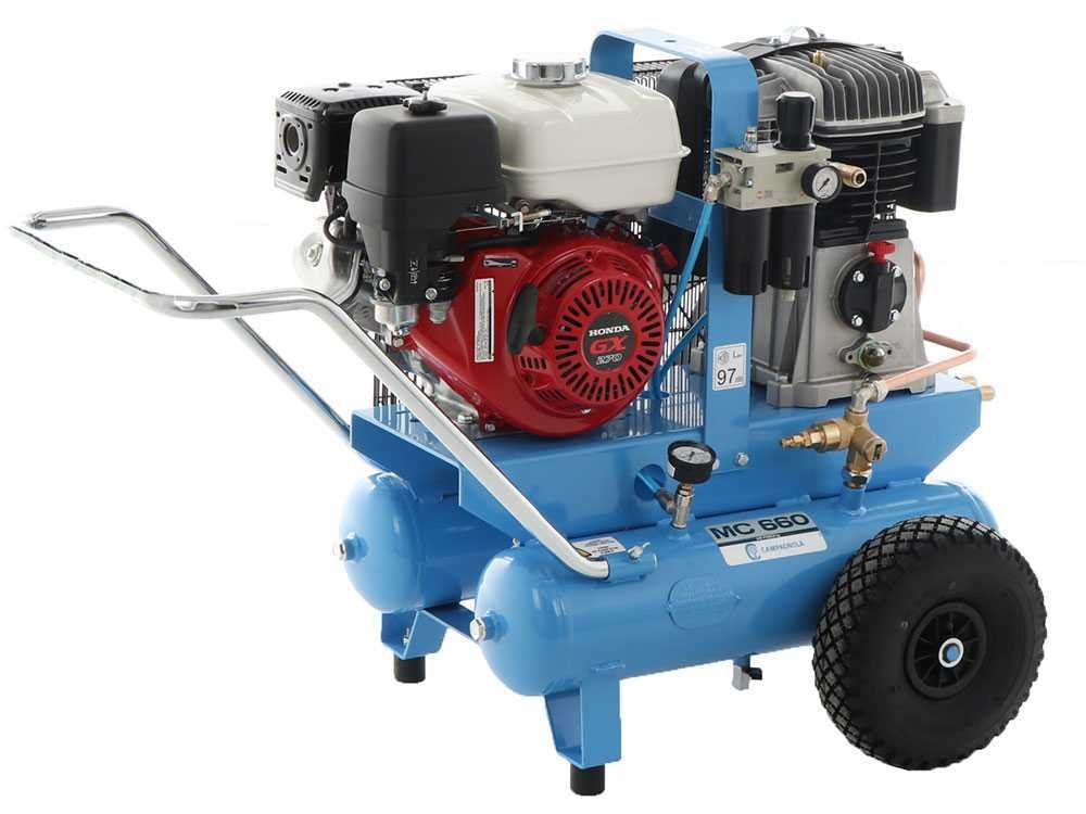 motocompresseur thermique campagnola mc 660 moteur à essence honda gx270