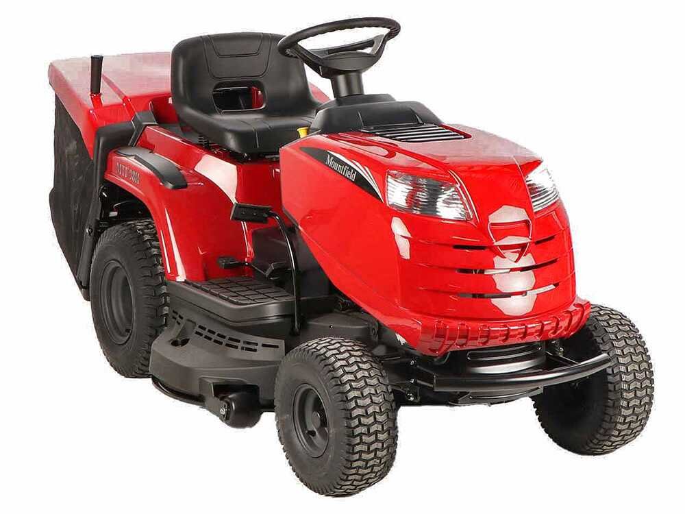 mountfield mtf 98h tracteur tondeuse avec boîte de vitesses hydrostatique et bac de ramassage de 240 l