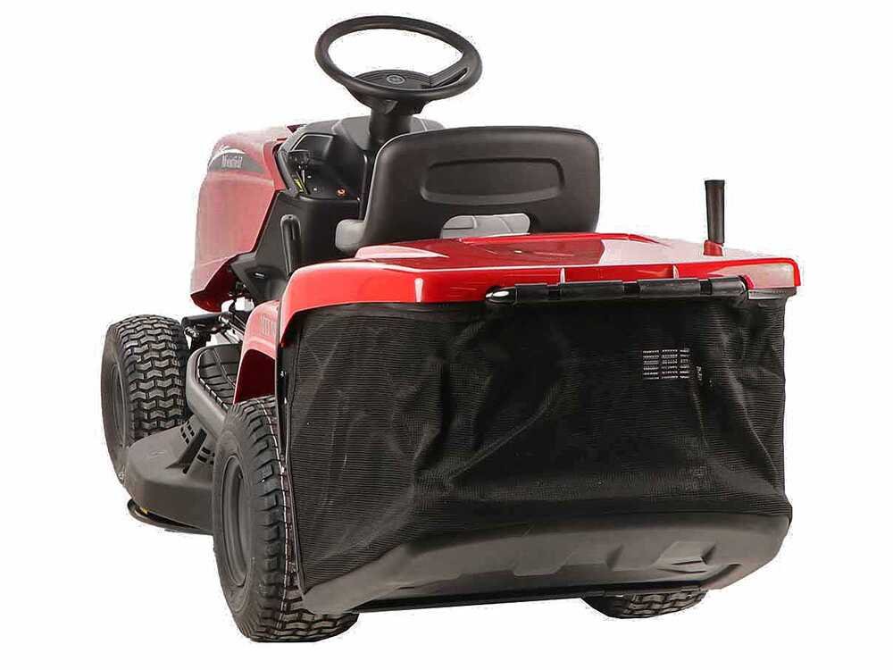 mountfield mtf 98h tracteur tondeuse avec boîte de vitesses hydrostatique et bac de ramassage de 240 l