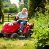 mountfield mtf 98h tracteur tondeuse avec boîte de vitesses hydrostatique et bac de ramassage de 240 l